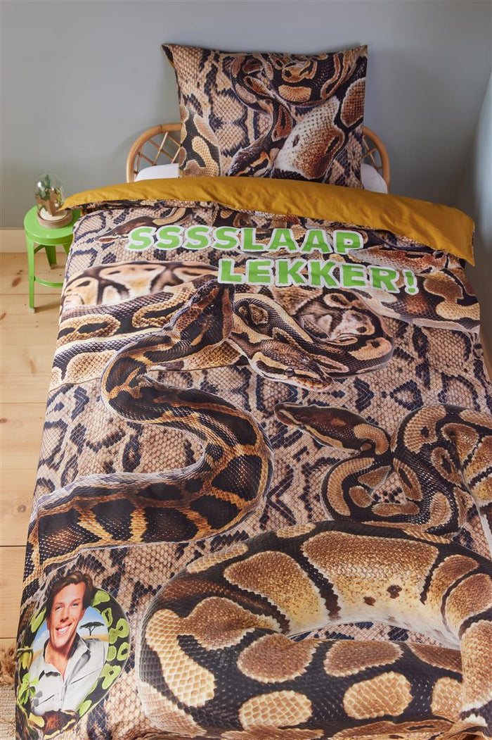 FREEK VONK Ssslaap Lekker dekbedovertrek - 140x200 - Bruin