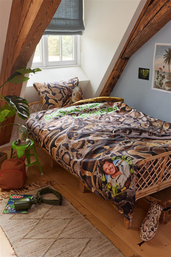 FREEK VONK Ssslaap Lekker dekbedovertrek - 140x200 - Bruin