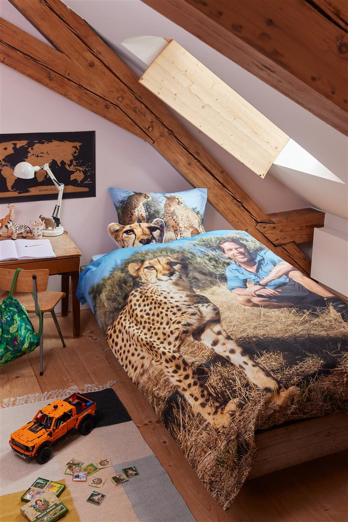 FREEK VONK Safari Survival dekbedovertrek - 140x200 - Zand