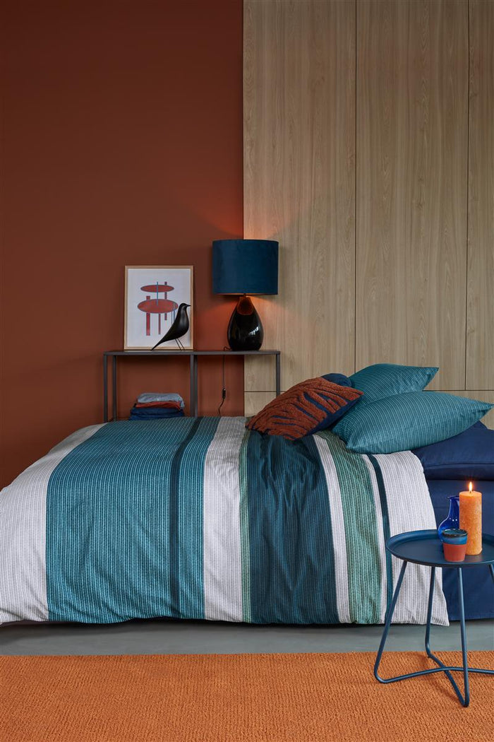 Beddinghouse Laila dekbedovertrek - 240x200|220 - Blauw