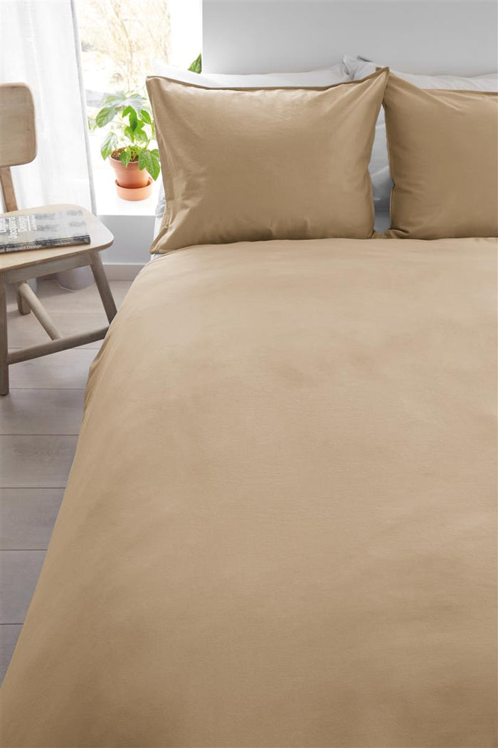 Beddinghouse Organic Basic dekbedovertrek - 240x200|220 - Goud