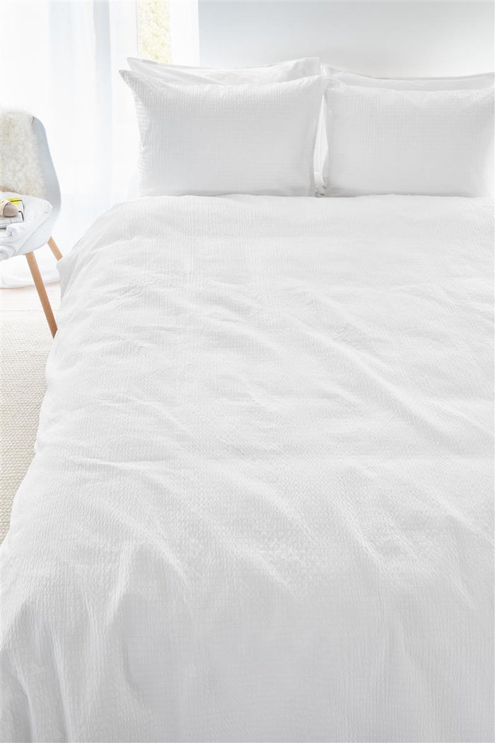 Beddinghouse Wave dekbedovertrek - 260x200|220 - Wit