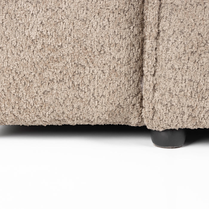 Zuiver x fonQ James 4,5-zitsbank - Teddystof - Beige