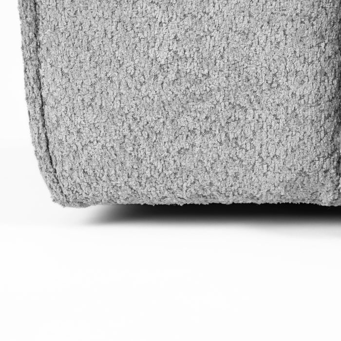 Zuiver x fonQ James Modulaire 3-zitsbank met Hocker- Teddystof - Beige