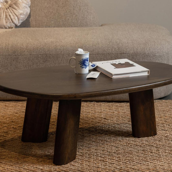 WOOOD Roundly Salontafel - B 110 x D 60 cm