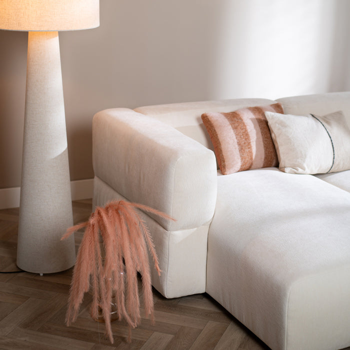 Bronx71 Scandinavische hoekbank Karla off white links 3-zits