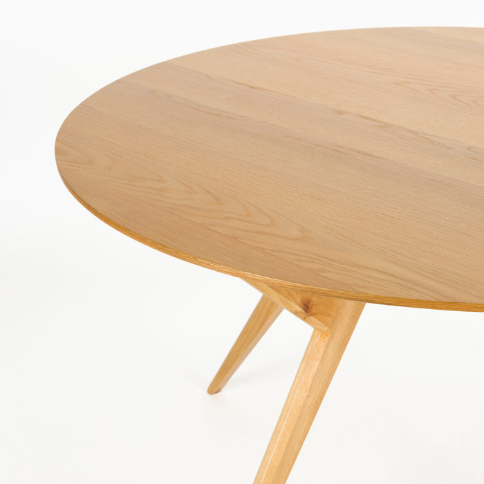 Zuiver x fonQ Ijver Eettafel - Ø 120 - Eiken