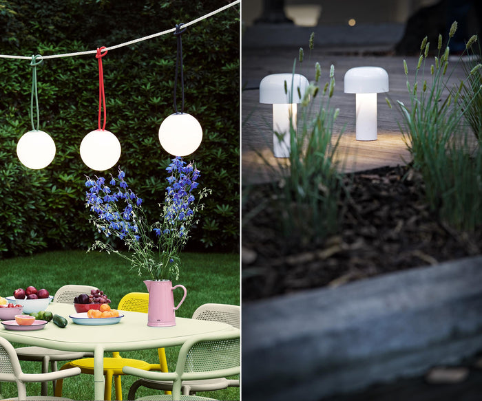 Bellhop tafellamp LED oplaadbaar mat zwart