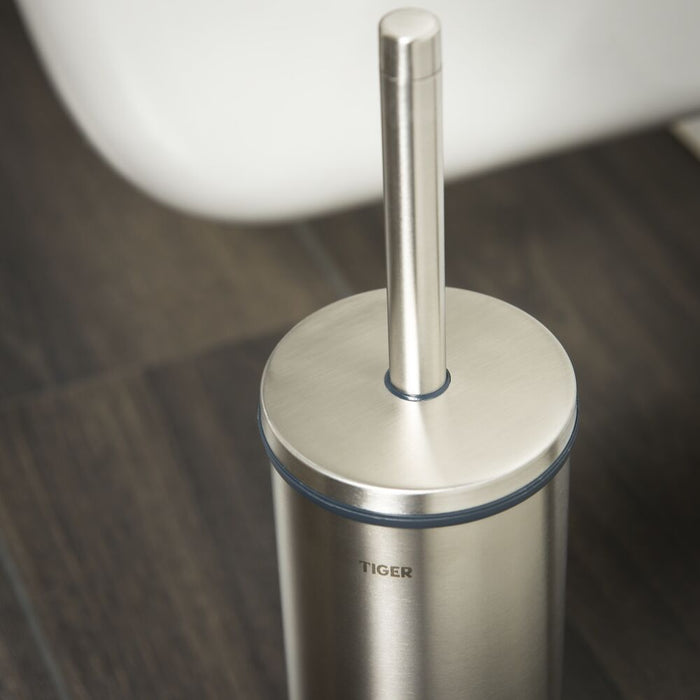 Tiger Boston Toiletborstel met Houder Vrijstaand - RVS Geborsteld