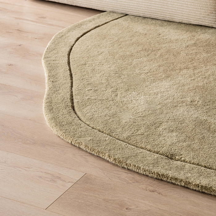 by fonQ Pebble Vloerkleed Ø 200 cm - Groen