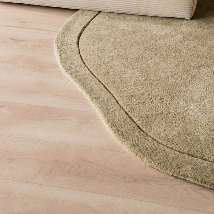 by fonQ Pebble Vloerkleed Ø 200 cm - Groen