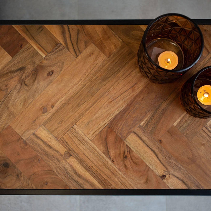 Dimehouse Industriële salontafel set van 2 Rosa zwart