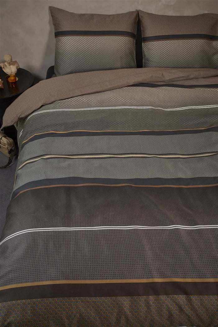 Kardol Runway dekbedovertrek - 140x200|220 - Grijs