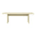 Ferm Living Rink Bankje - B 140 cm - Eggshell