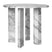 Ferm Living Taula Bijzettafel - White / Charcoal