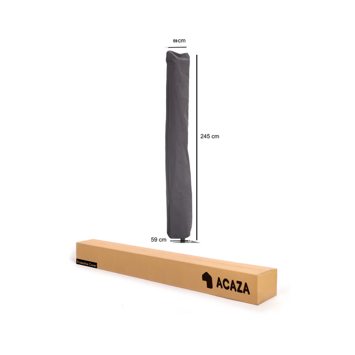 ACAZA Beschermhoes Donkergrijs