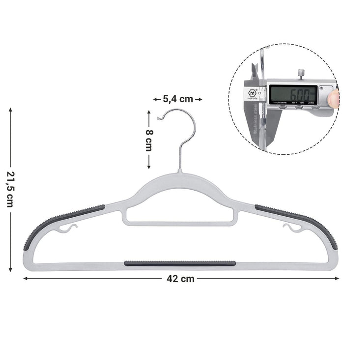 ACAZA Kledinghanger Grijs - 30 st.
