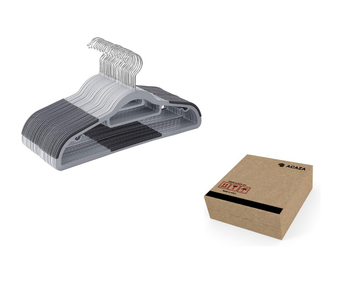 ACAZA Kledinghanger Grijs - 30 st.