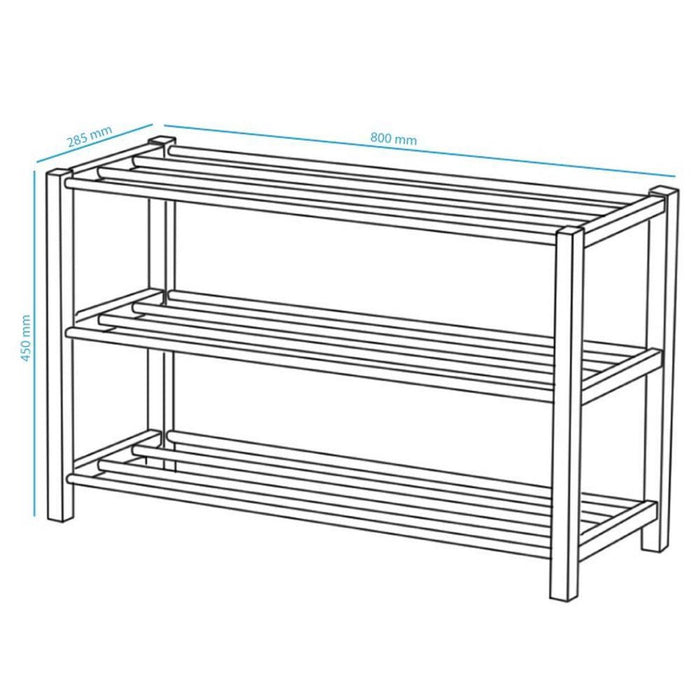 ACAZA Schoenenrek Zwart