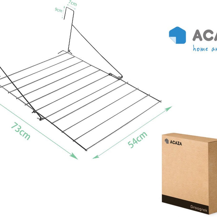 ACAZA Droogrek Zwart
