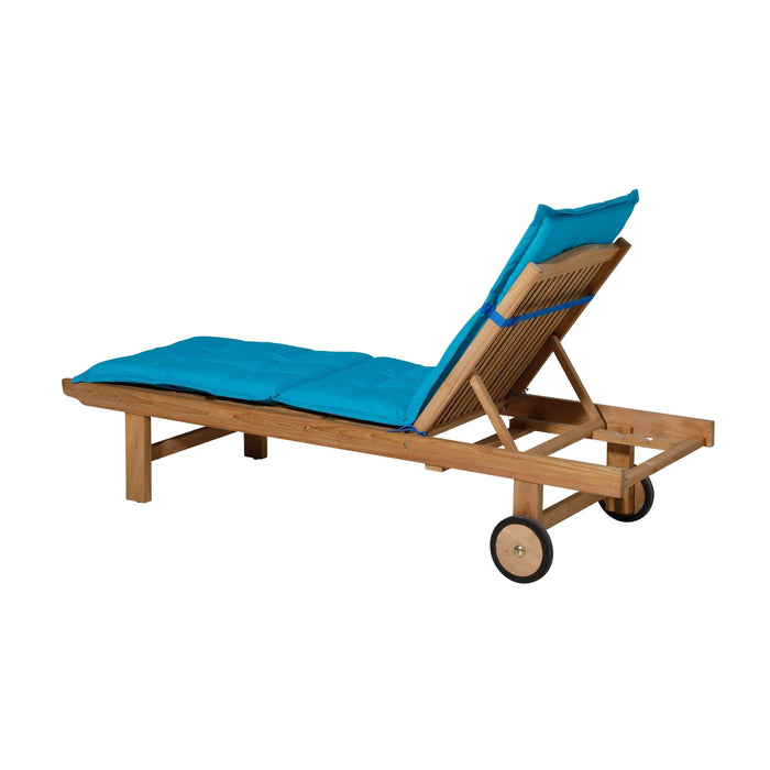 Madison - Ligbedkussen Panama aqua - Ca. 200x65 cm