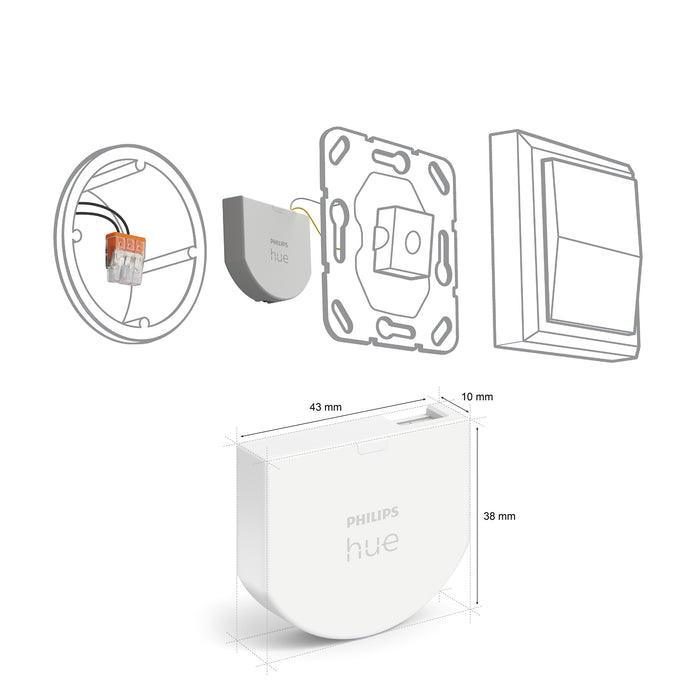 Philips Hue wall switch module white wit