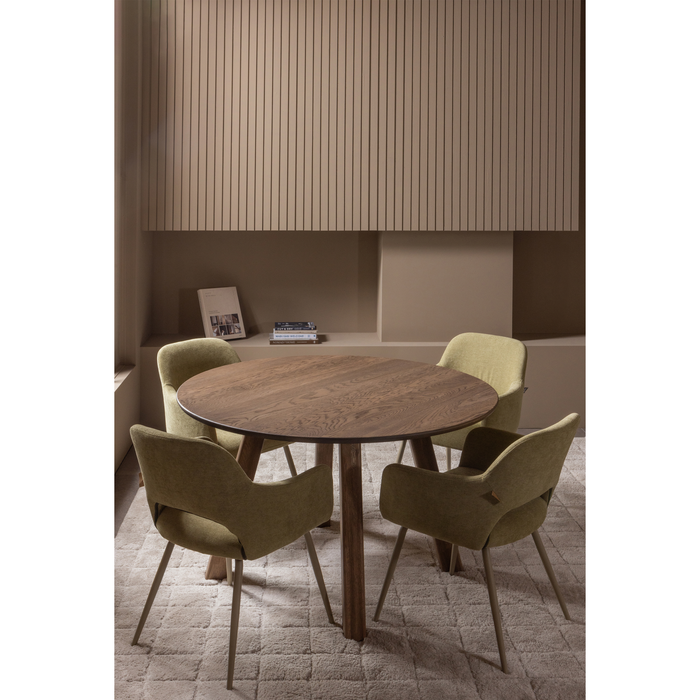 WOOOD Haarlem 4-standen poot - Eiken - Bruin - Set van 2