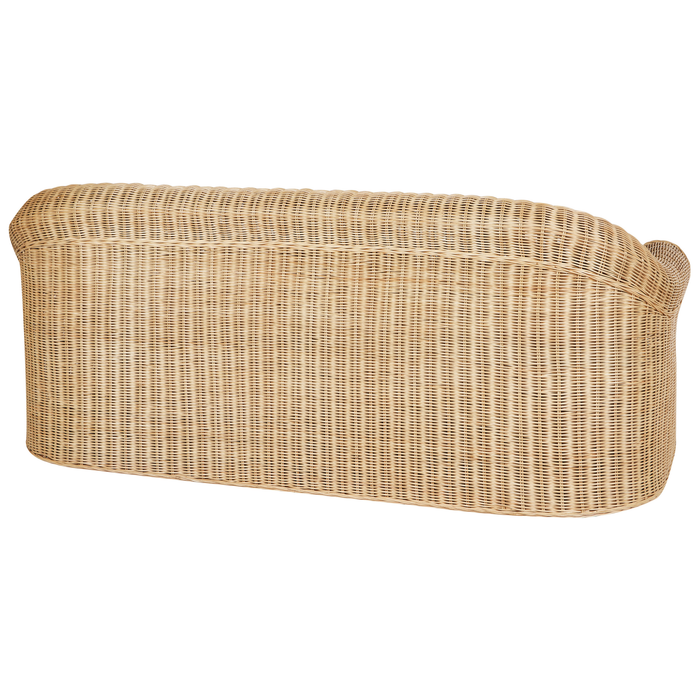 Beliani - LIVADEIA - 3-zits tuinbank - Natuurlijk - Rotan