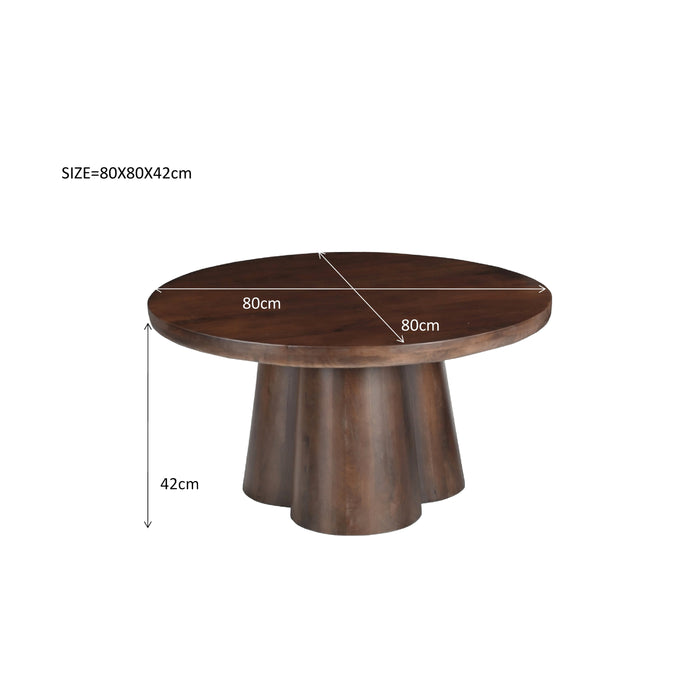 Brix - Salontafel Brix Clubs 80cm - Mangohout