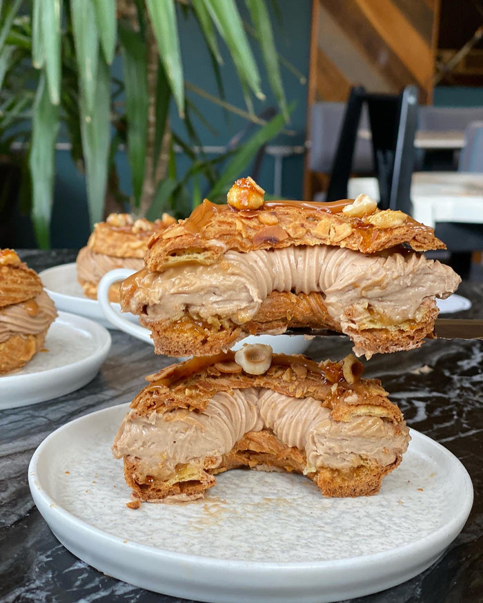 Bonna Gebaksbord - Lunar White - Porselein - 22 cm - set van 6