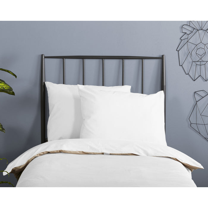 Good Morning Dekbedovertrek "" - Wit - (120x150 cm)