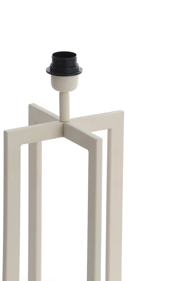 Light & Living Light&living Lampvoet 21x21x46 cm MACE crème