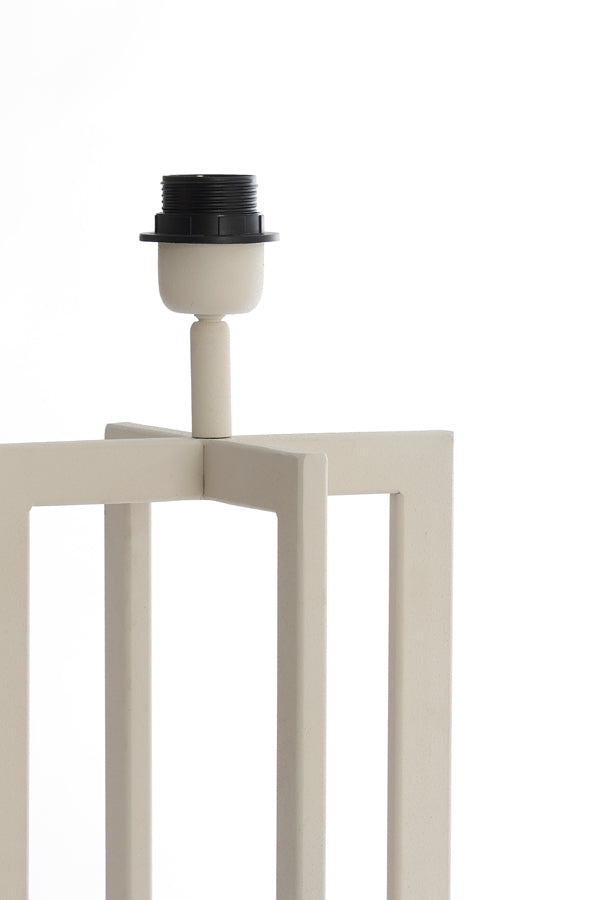 Light & Living Light&living Lampvoet 21x21x46 cm MACE crème
