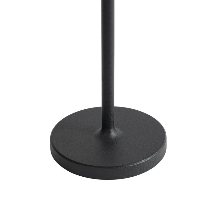 QAZQA Tafellamp mushroom zwart oplaadbaar incl. laadstation - Raika