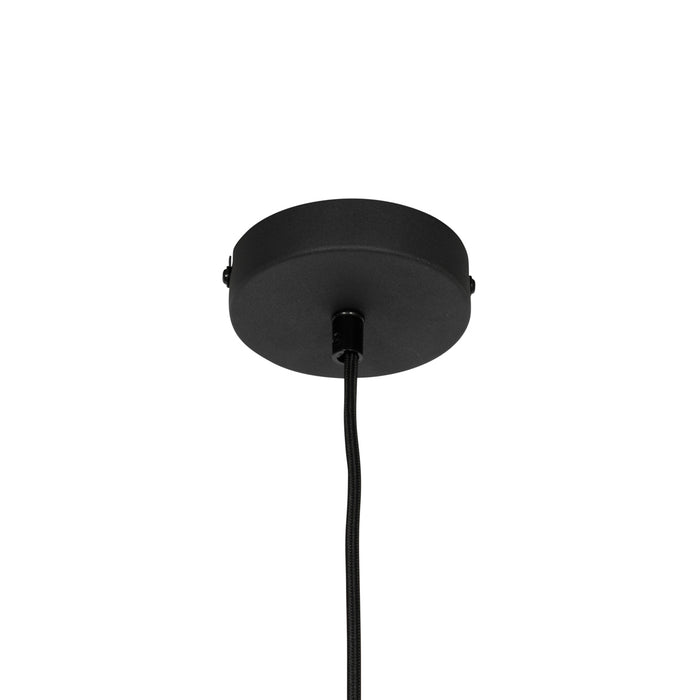 QAZQA Retro hanglamp zwart met gouden binnenkant - Jinte