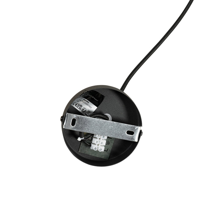 QAZQA Retro hanglamp zwart met gouden binnenkant - Jinte