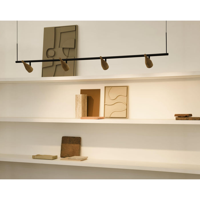 Hollands Licht Timber Line 4 hanglamp LED eiken