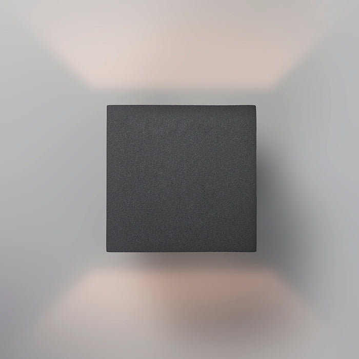 QAZQA Set van 4 moderne wandlampen antraciet - Transfer