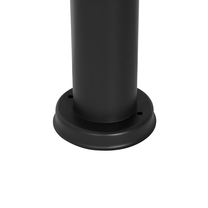 QAZQA Moderne buitenlamp paal zwart 110 cm IP44 - Rox