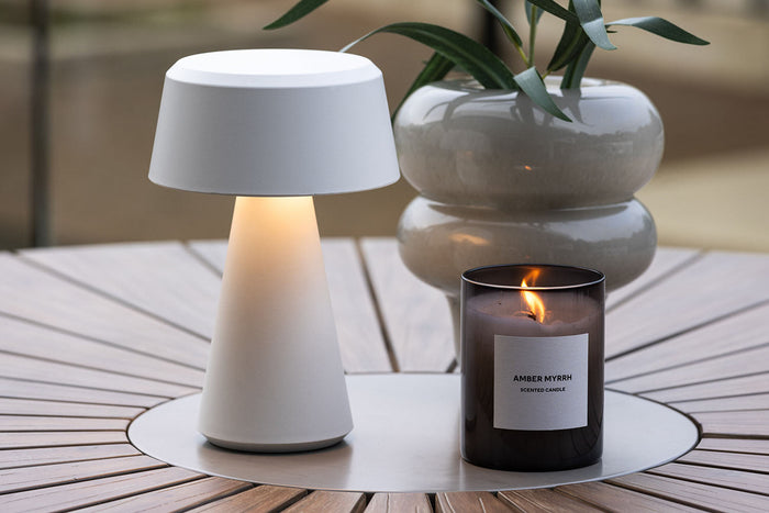 Rebellenclub Waver Buitenlamp - ø15cm - Wit