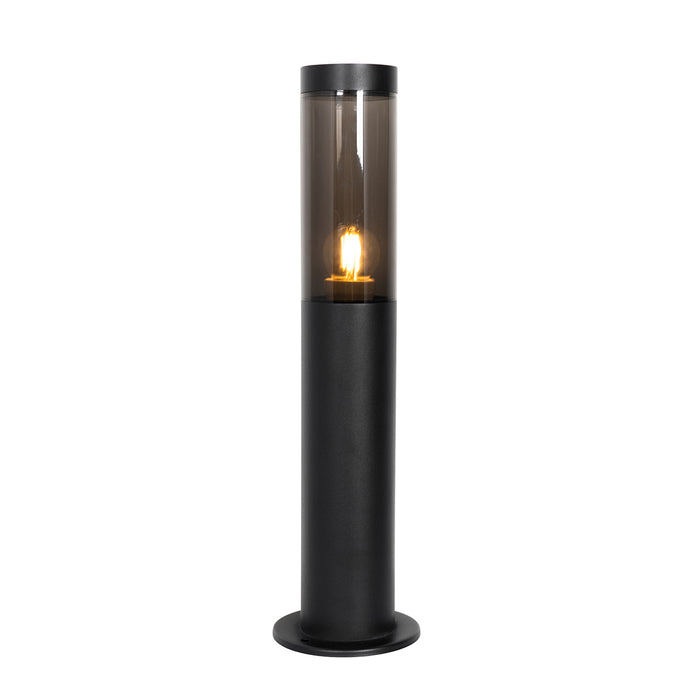 QAZQA Moderne buitenlamp paal zwart 45 cm IP44 - Rox