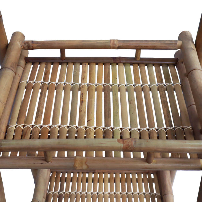 sweeek - Bamboe boekenplank met 3 niveaus