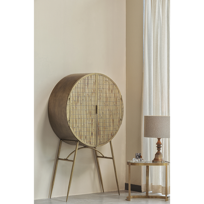 WOOOD Ohm Tafellampvoet - Antique Brass - 41x16x16