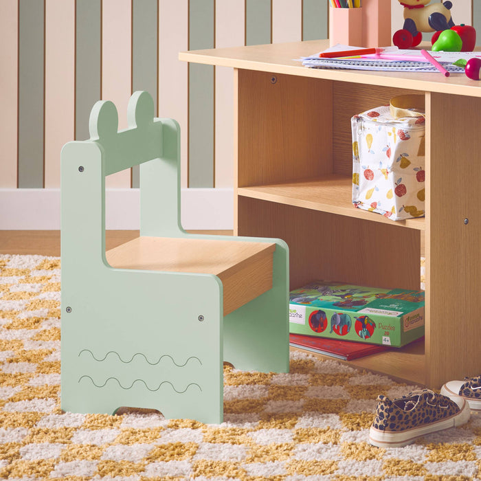 sweeek - Kindertafel + 2 stoelen, met planken