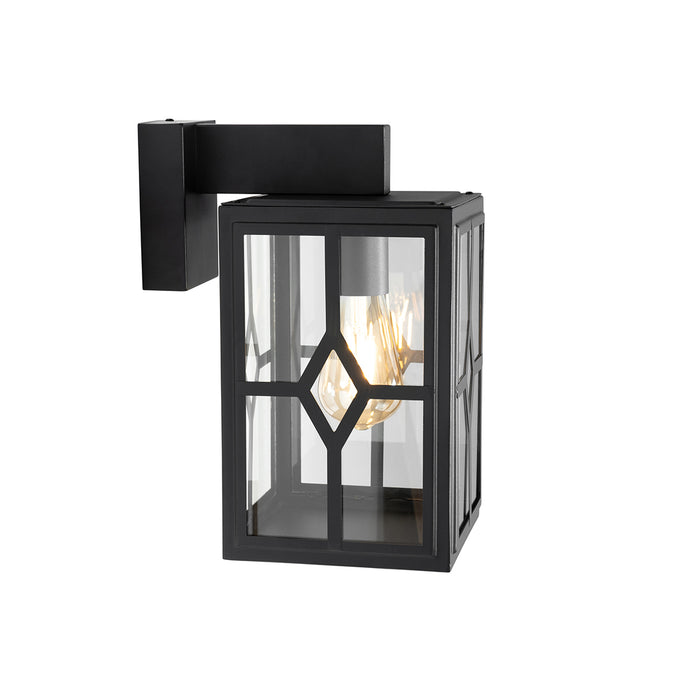 QAZQA Klassieke buiten wandlamp zwart IP44 - Dover