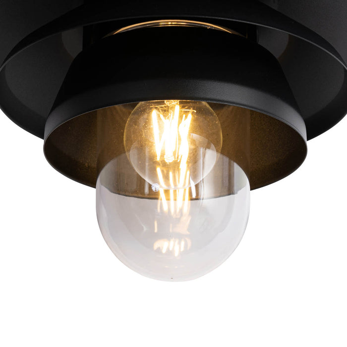 QAZQA Design buiten hanglamp zwart IP44 - Morty
