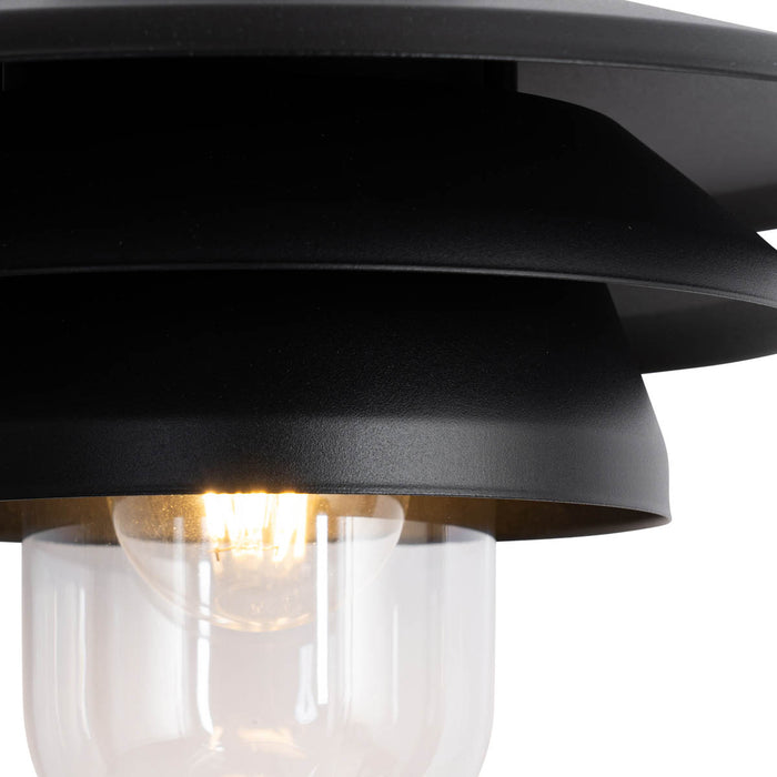 QAZQA Design buiten hanglamp zwart IP44 - Morty