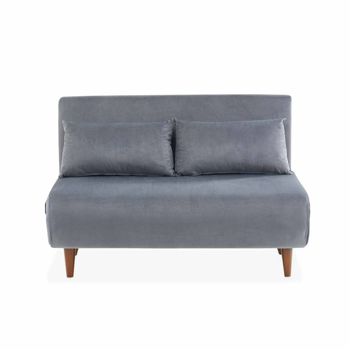 sweeek - Stoffen slaapbank voor 2 , poten van hout