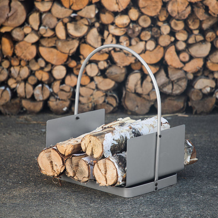 Rebellenclub Java Haardhout Houder - Zilver