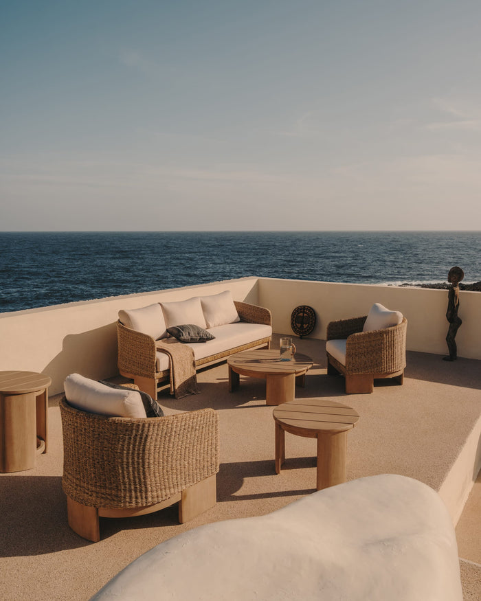 Kave Home - Bijzettafel Xoriguer van FSC 100% massief eucalyptushout